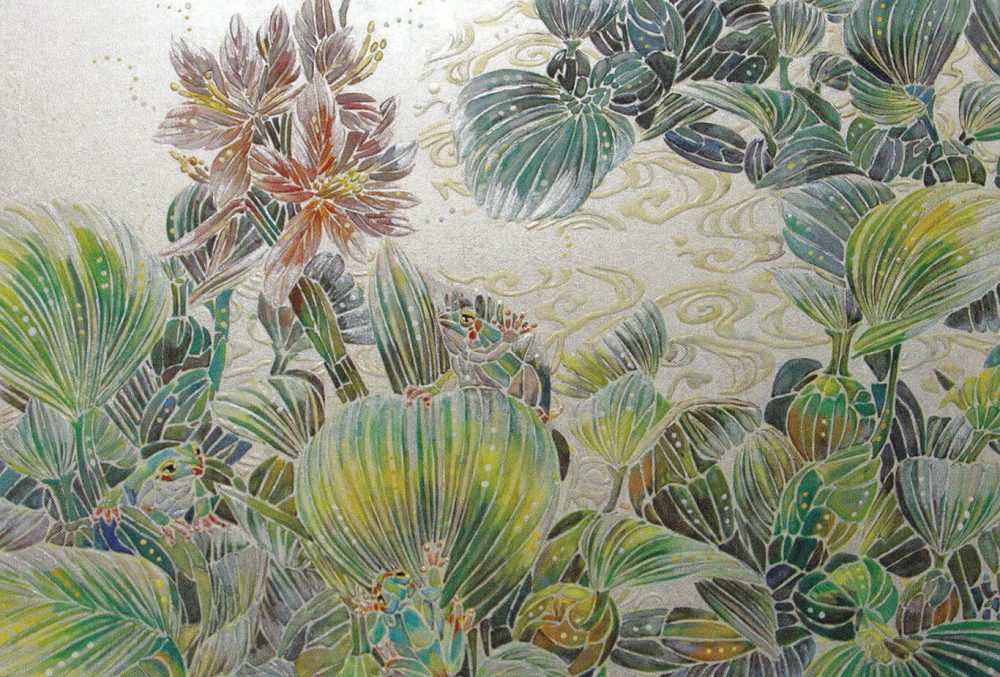 “They where made up hundreds and hundreds of pure, shining crystals, like fragments of glass or spun sugar.”